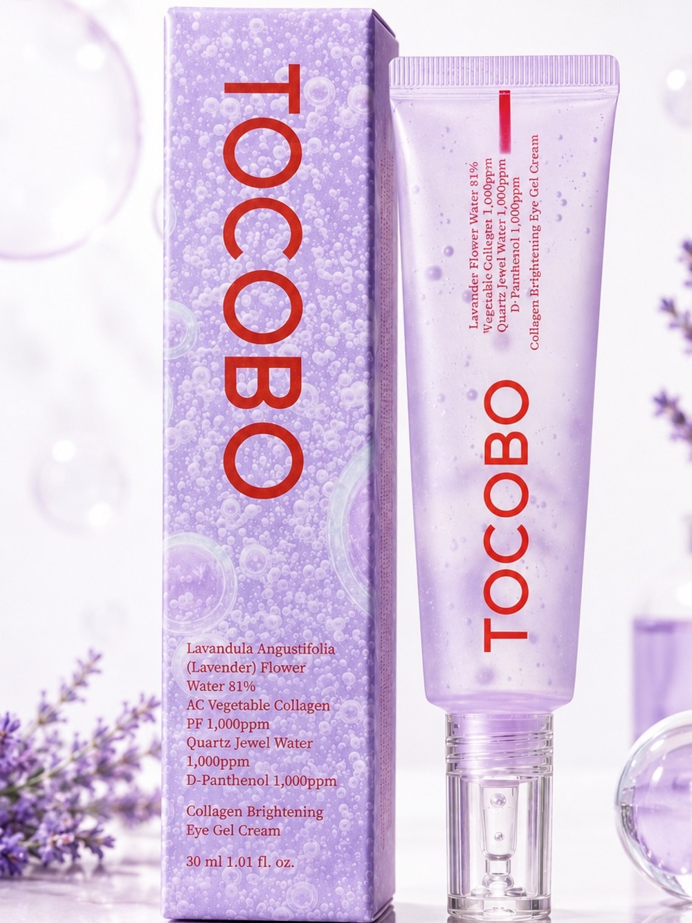 TOCOBO Collagen Brightening Eye Gel Cream - 30ml NEW